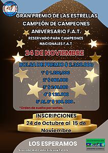 Lee más sobre el artículo GRAN PREMIO DE LAS ESTRELLAS.